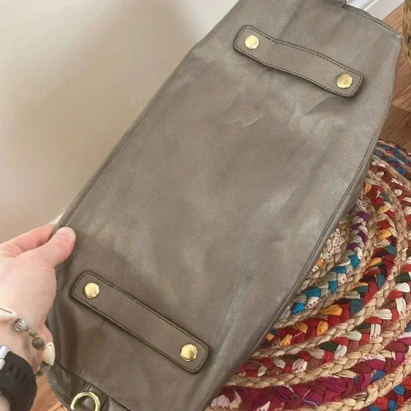 Coach Ashley Sabrina Convertible Bronze Metallic  Leather Bag - Picture 4 of 5